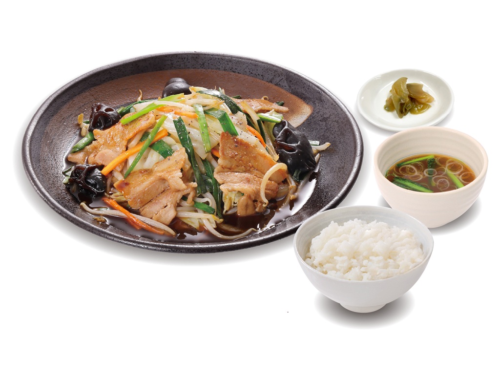 幸楽苑の「野菜炒めセット」