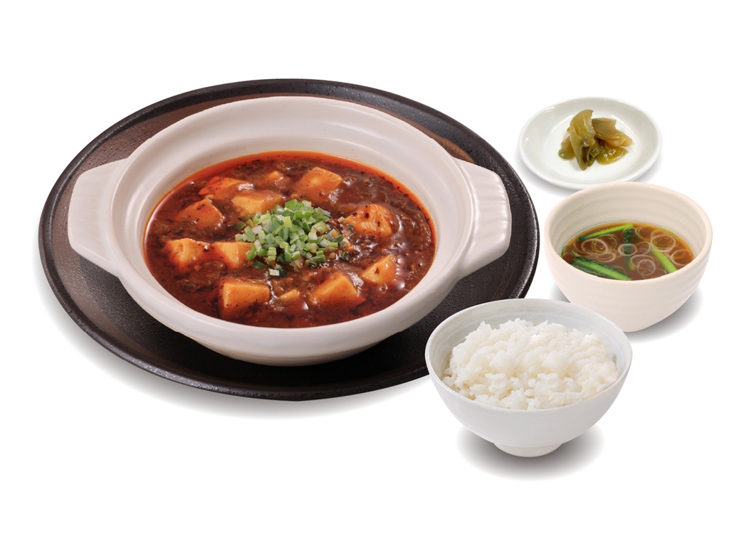 幸楽苑の「旨辛の極み 土鍋四川麻婆豆腐セット」