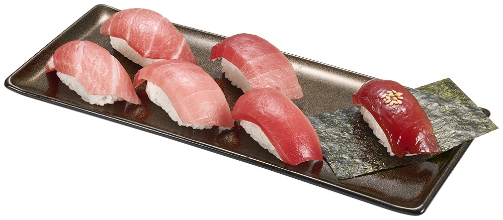 スシロー「天然本鮪と天然インド鮪食べ比べ」
