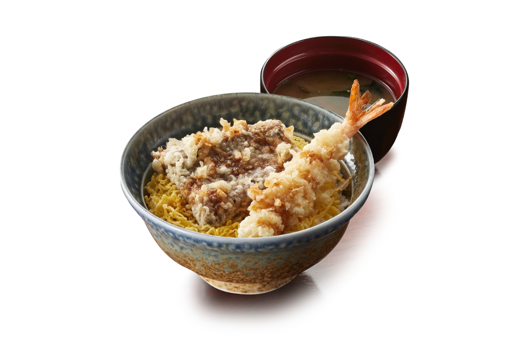 天丼てんや「うなぎと海老の天丼(みそ汁付)」