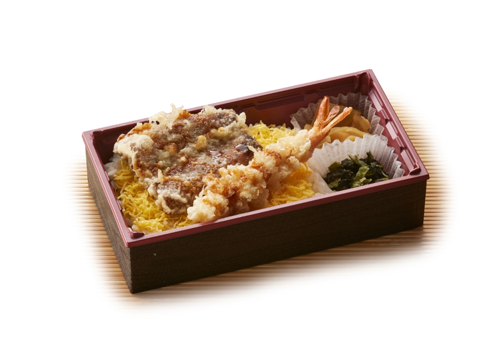 天丼てんや「うなぎと海老の天重弁当(お新香付)」