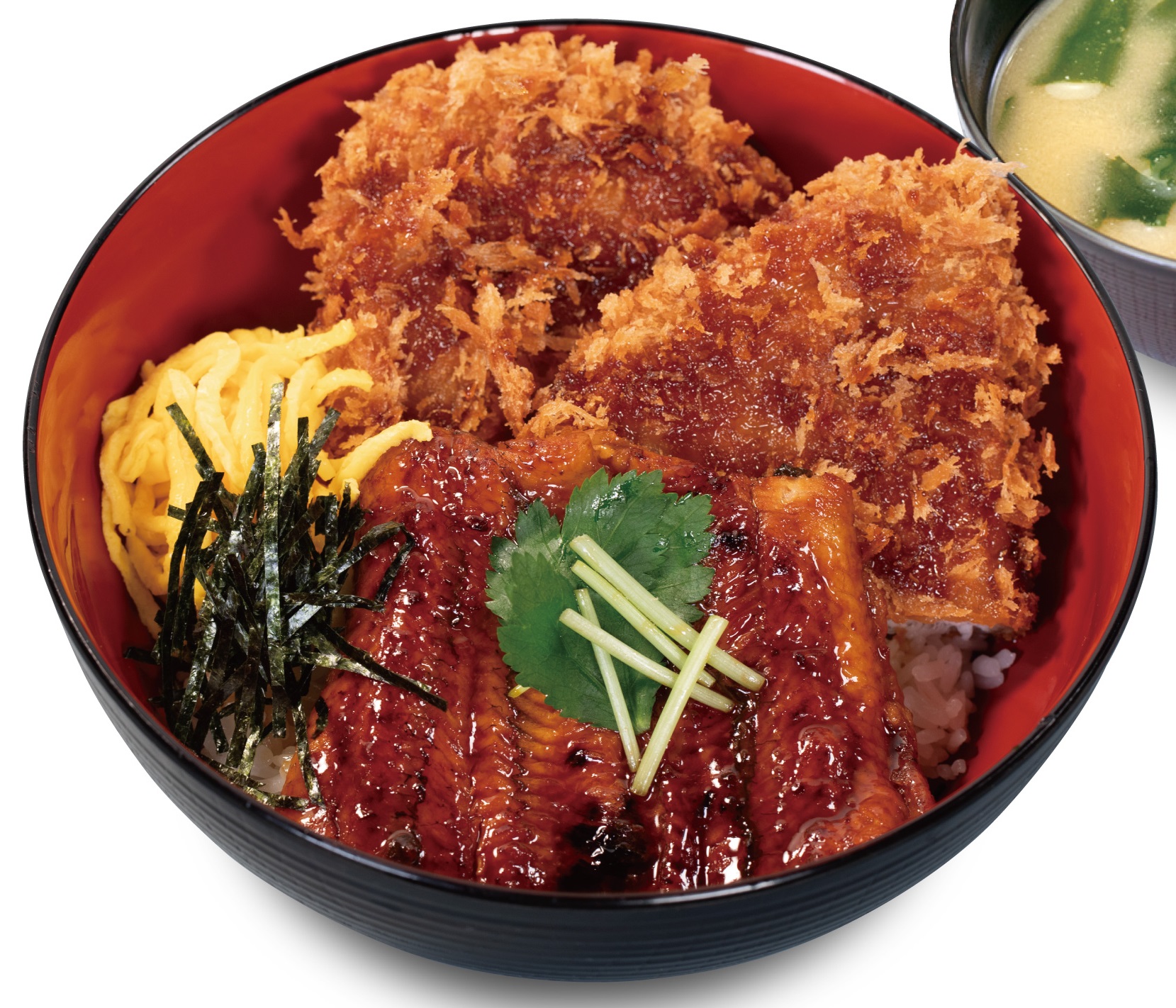松のや「うなかつ丼」