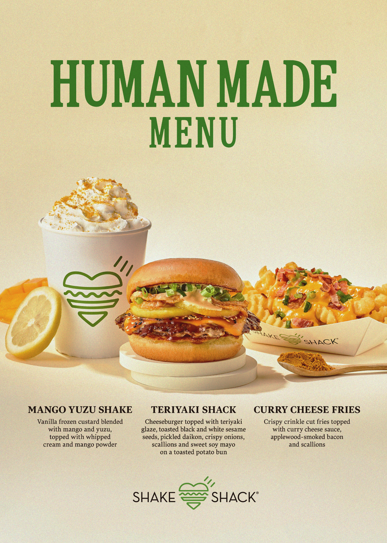 シェイク シャック×『HUMAN MADE』コラボメニューや限定アイテムを発売/日本とアメリカの食文化を組み合わせた「テリヤキ・シャック」や ...