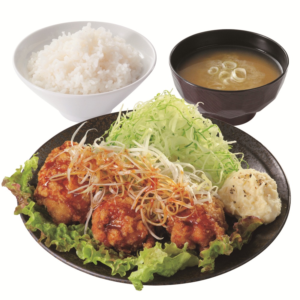 からやまの「油淋鶏定食」