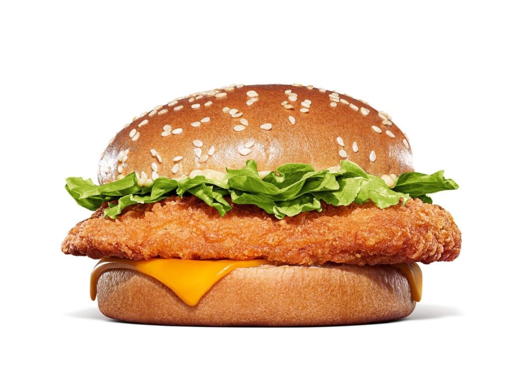 バーガーキング「チーズ･クラシック スモーキーフライドチキンバーガー」