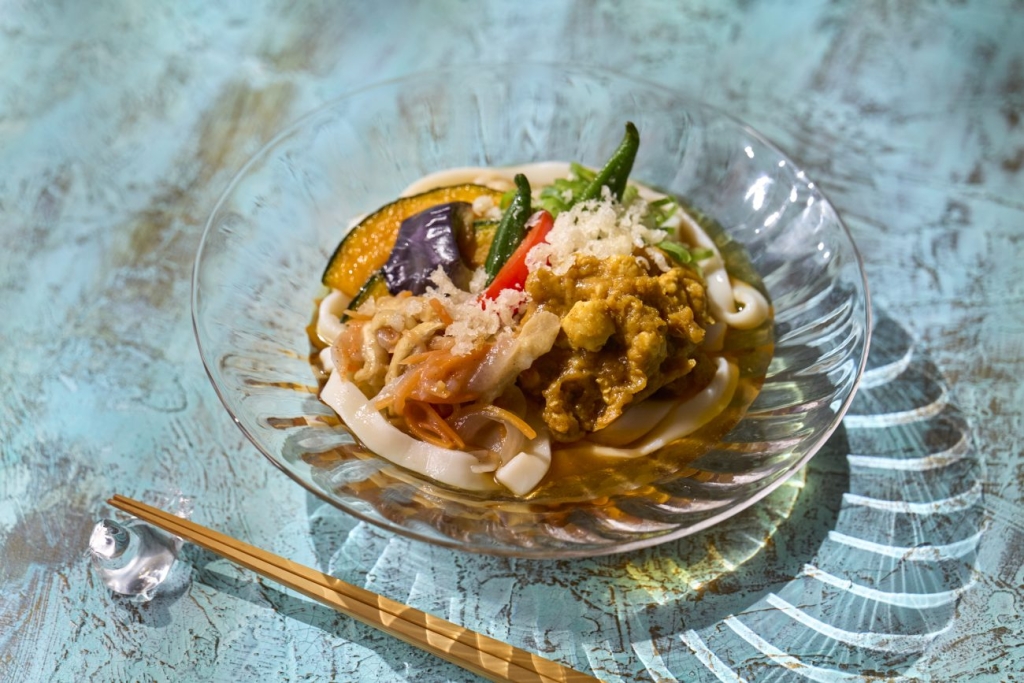 成城石井自家製 和風だしをきかせた冷やしカレーきしめん