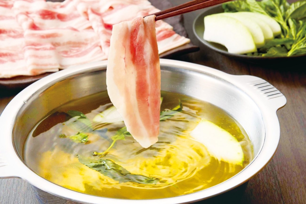 温野菜、素材の味が引き立つ和だし