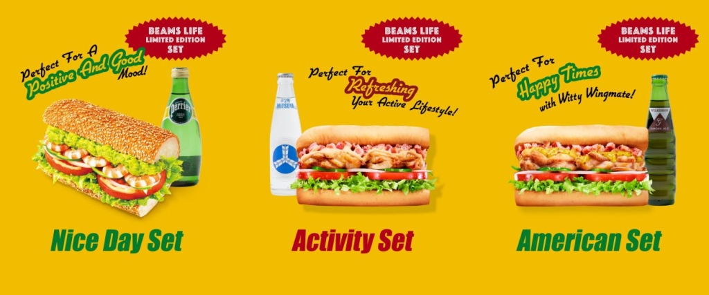 サブウェイ「Nice Day Set」「Activity Set」「American Set」
