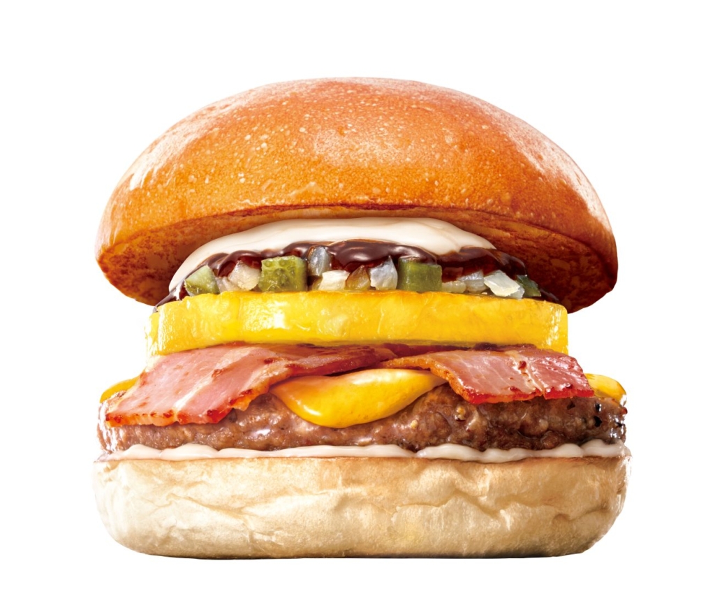 ロッテリア「BBQパイン絶品チーズバーガー」