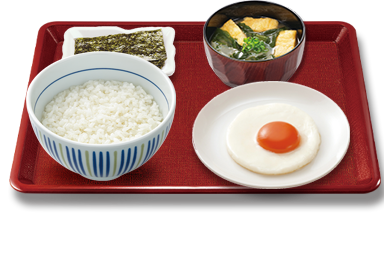 なか卯「目玉焼き朝食(並)」