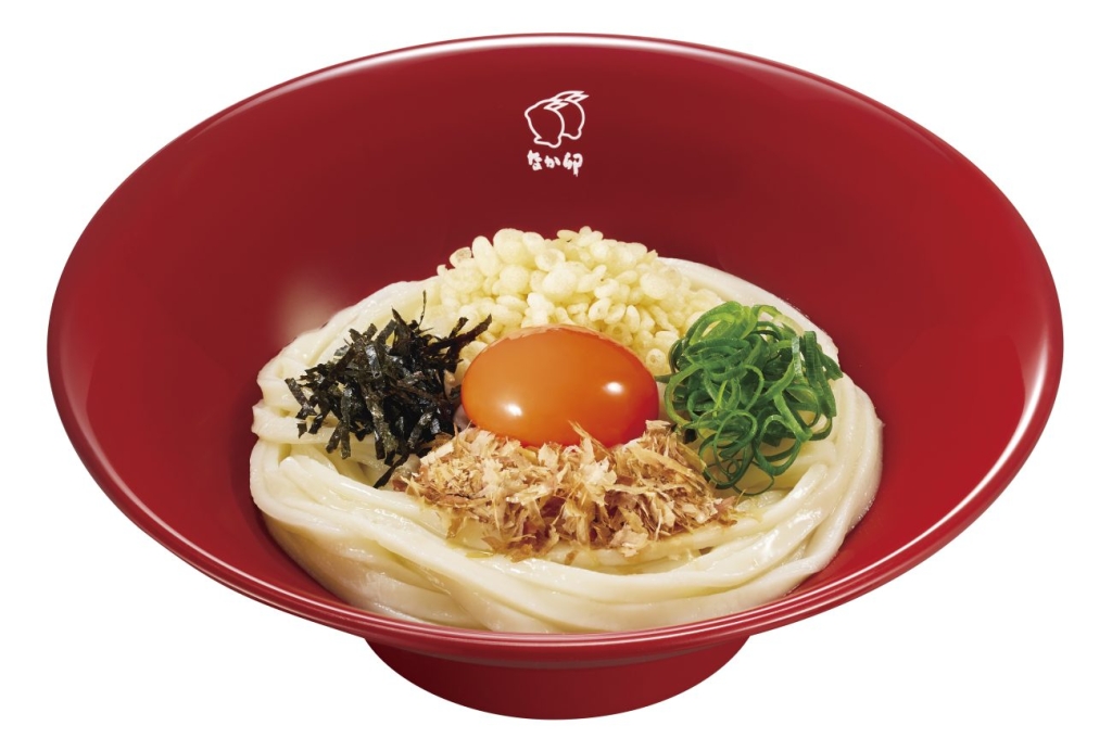 なか卯「たまかけうどん朝食(並)」