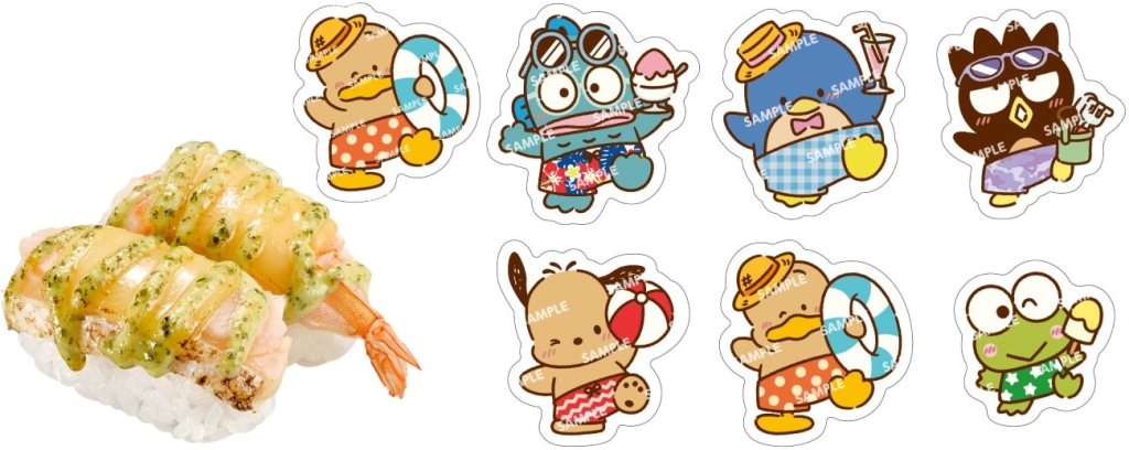 炙りえびバジル・サーモンバジル はぴだんぶいコラボ限定ピック付き(全6種)