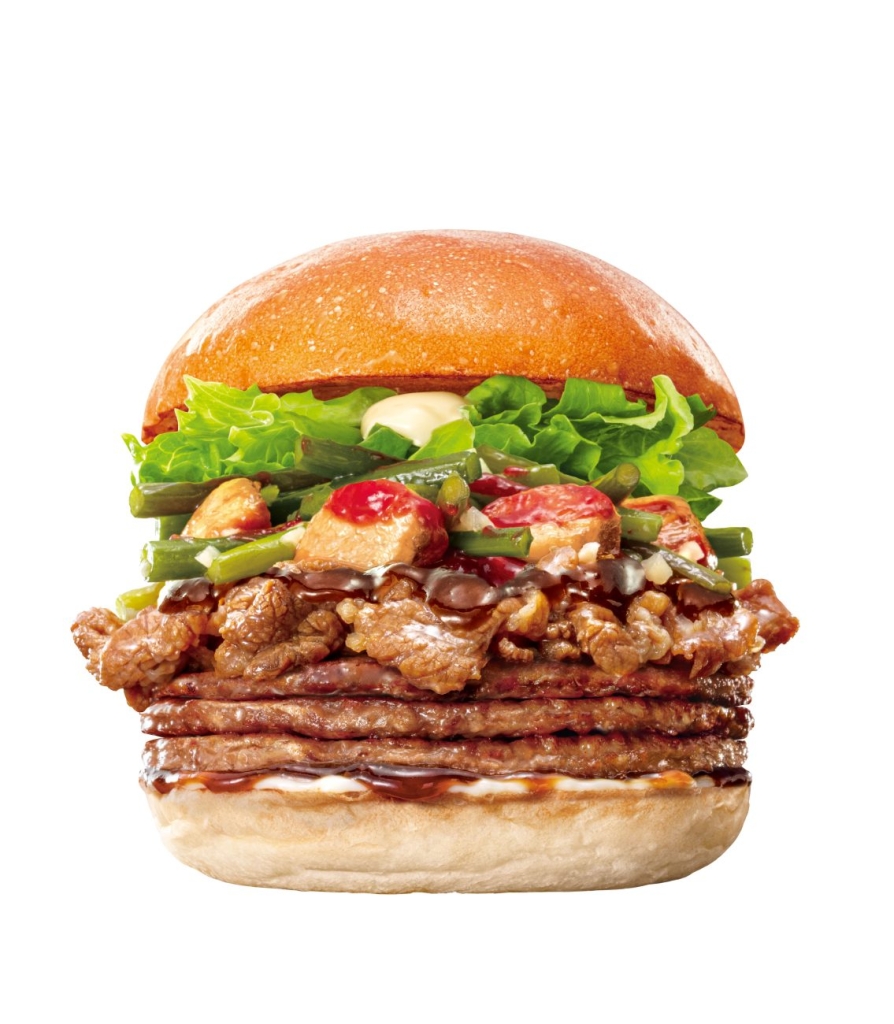ロッテリア「キング にんにく牛カルビバーガー」