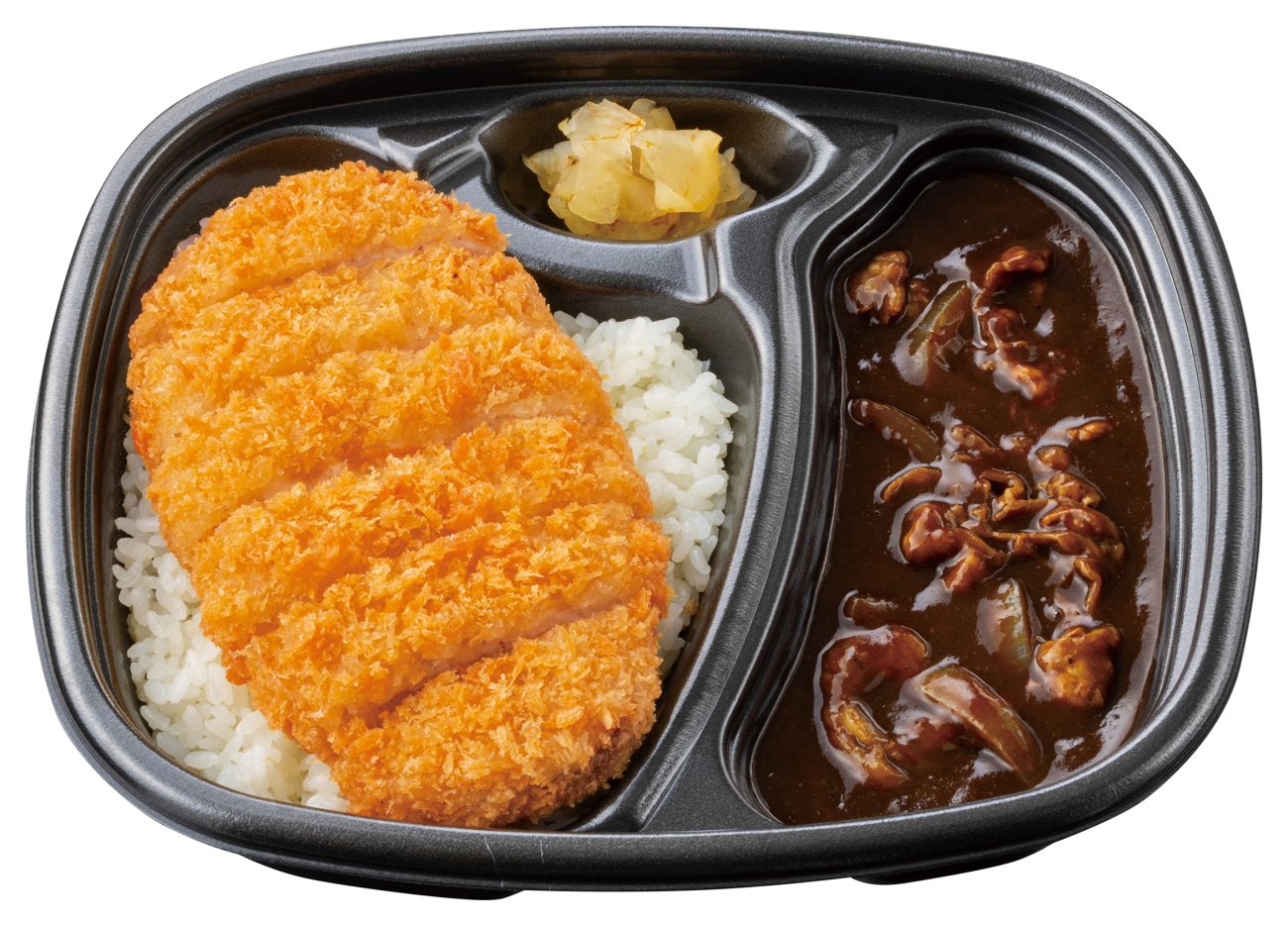 ほっともっと「6種のスパイスと牛の旨味 夏のよくばり牛カレー(ロースカツ)」