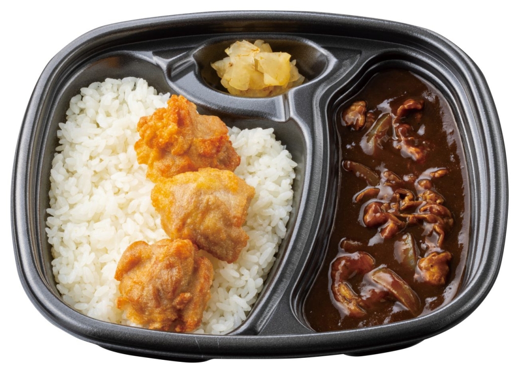 ほっともっと「6種のスパイスと牛の旨味 夏のよくばり牛カレー(から揚)」