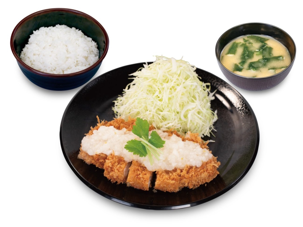 松のや「旨塩ゆずおろしのロースかつ定食」