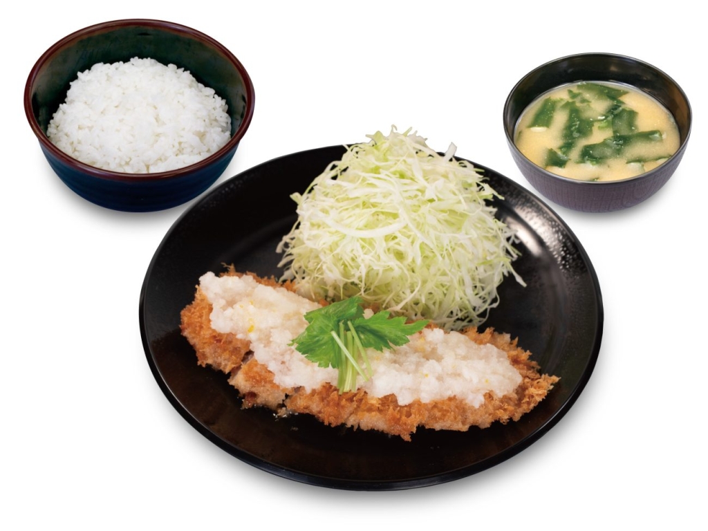 松のや「旨塩ゆずおろしの豚バラ重ねかつ定食」