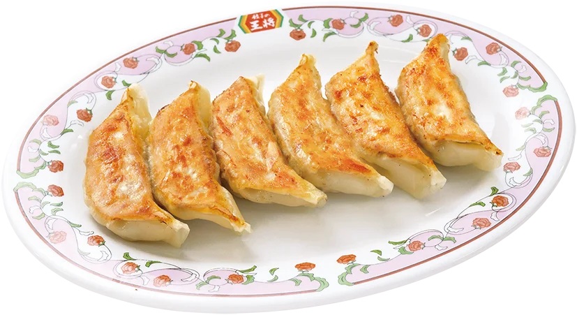生餃子スタンプキャンペーン「餃子皿」盛り付け例