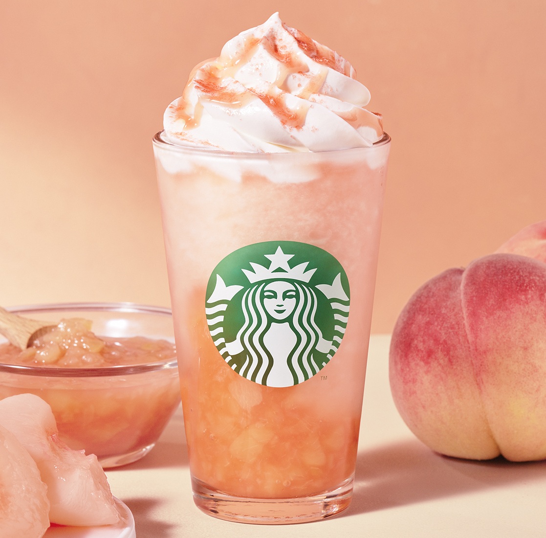 スターバックスコーヒー「ヘブンリー ピーチ フラペチーノ」