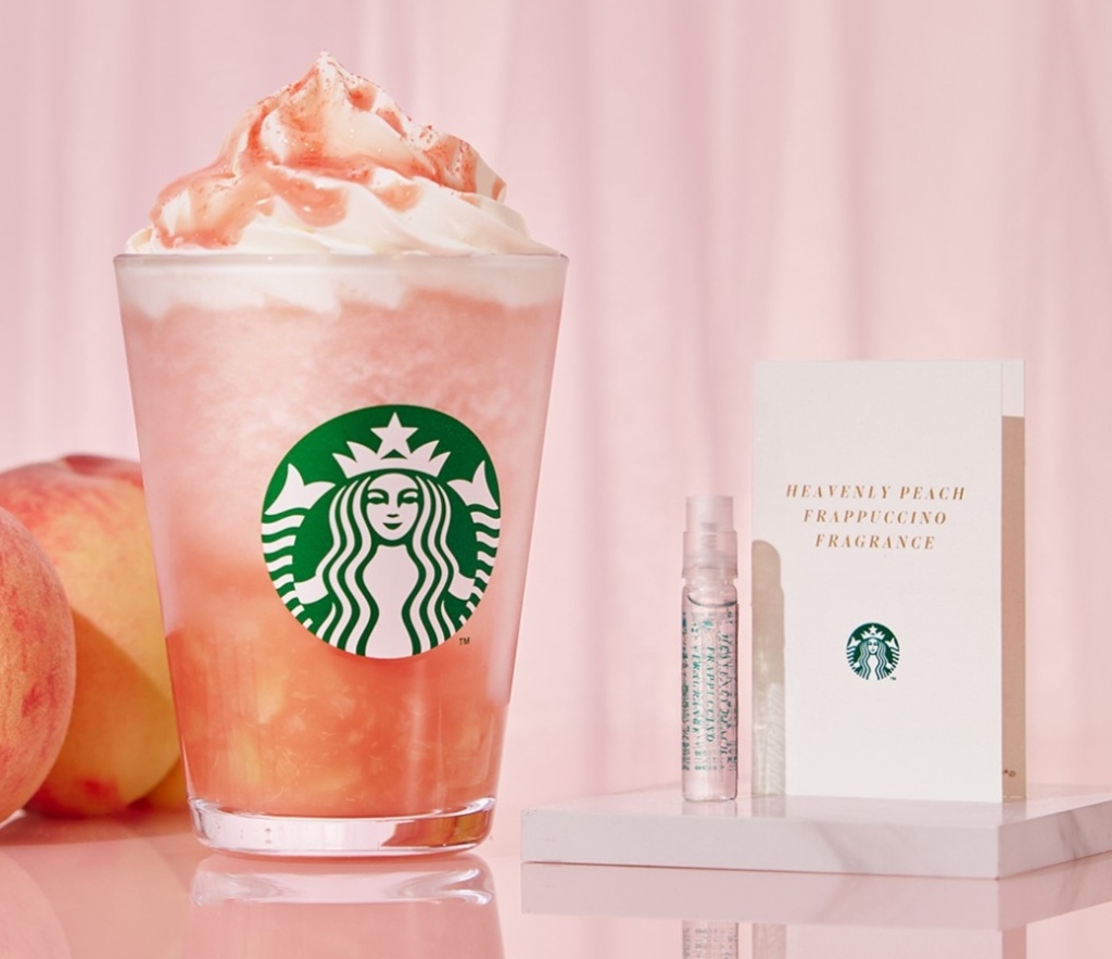 「ヘブンリー ピーチ フラペチーノ フレグランス2ml」が当たるキャンペーン