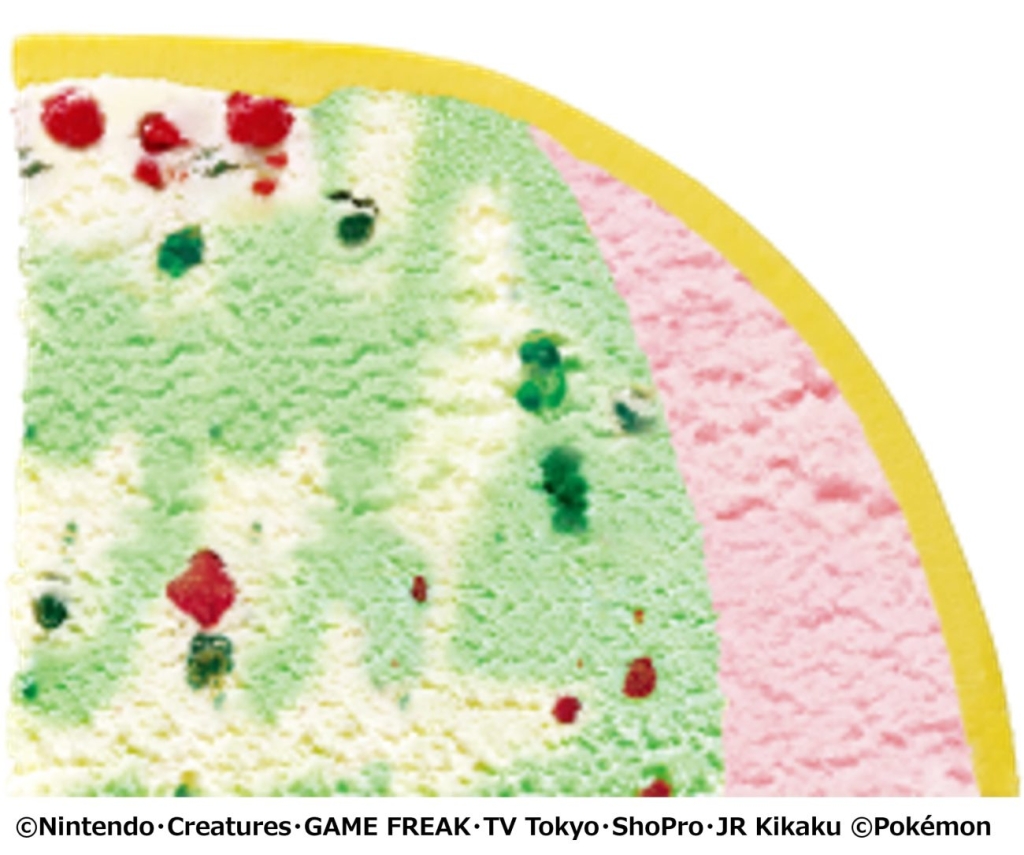 サーティワン「ポケモン アイスクリームケーキ ピカチュウ」ポッピングシャワー+ストロベリー