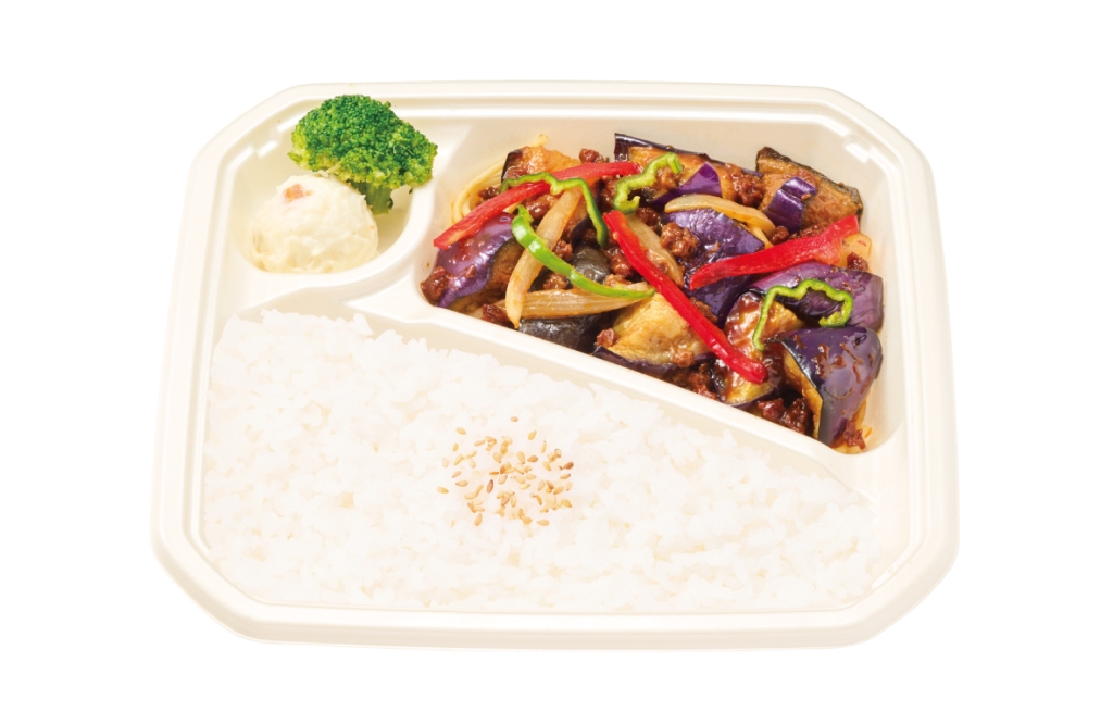 ほっかほっか亭「なす味噌炒め弁当」