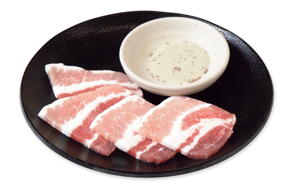 じゅうじゅうカルビ「不二の梅こぶ茶 豚カルビ」