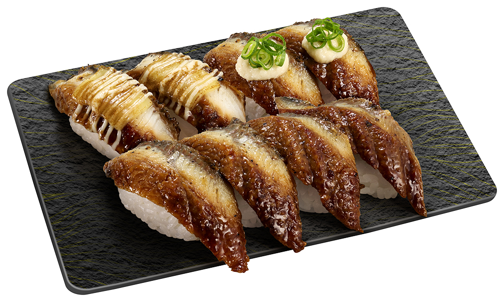 スシロー「大切りうなぎづくしセット」1人前