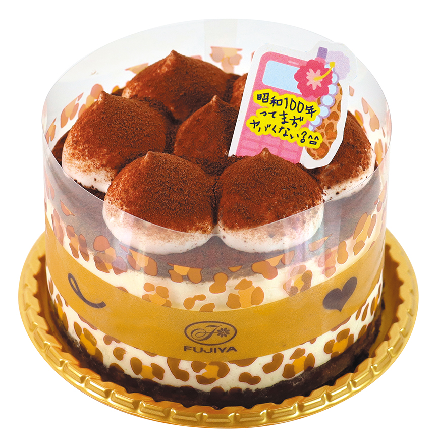 不二家洋菓子店「昭和100年記念 思い出のファッションケーキ 1990's ティラミスケーキ」