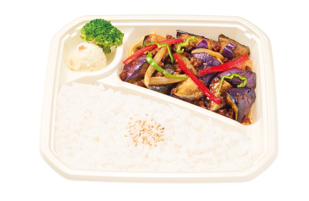 ほっかほっか亭「なす味噌炒め弁当」