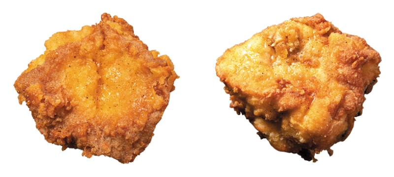 KFC「オリジナルチキン」キール(胸)、リブ(あばら)