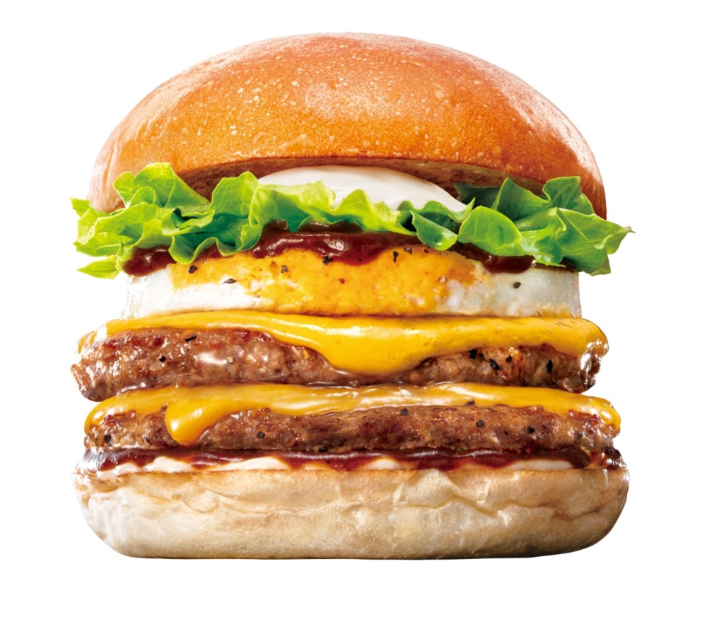 ロッテリア「ダブルロコモコ絶品チーズバーガー」
