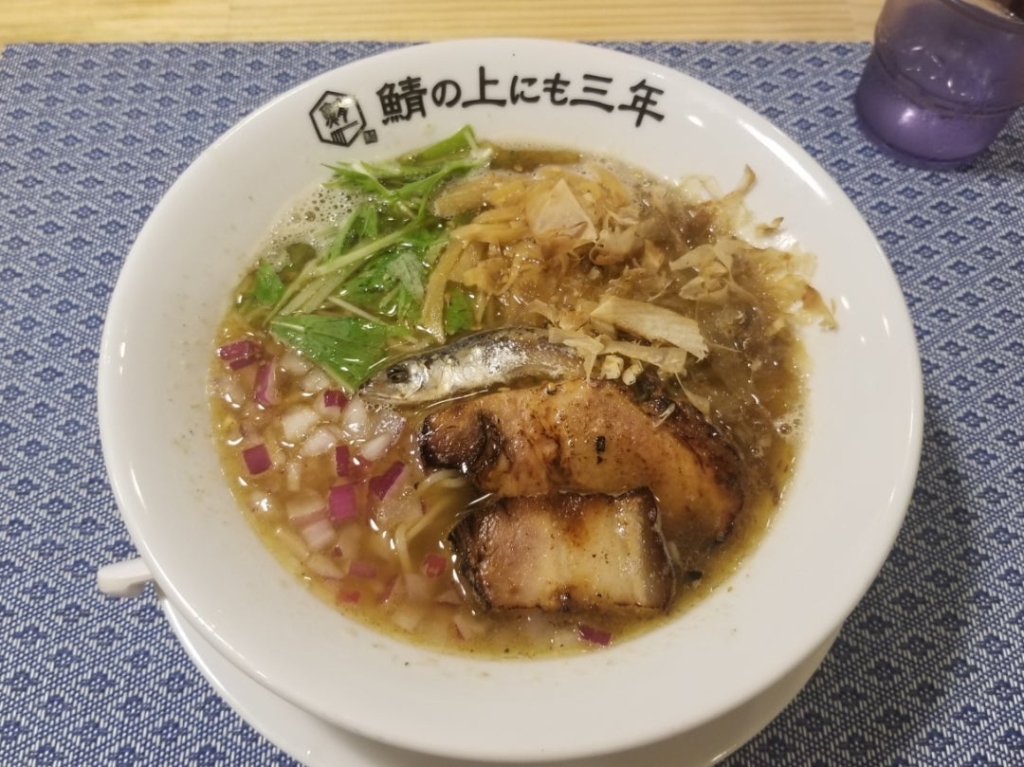 『麺屋 鯖の上にも三年』の「鯖そば 元味」