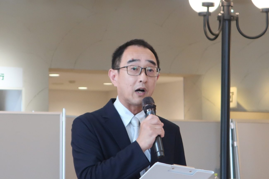 「RINKU FOODPARK」を運営するタケモトフーズの長野義和社長