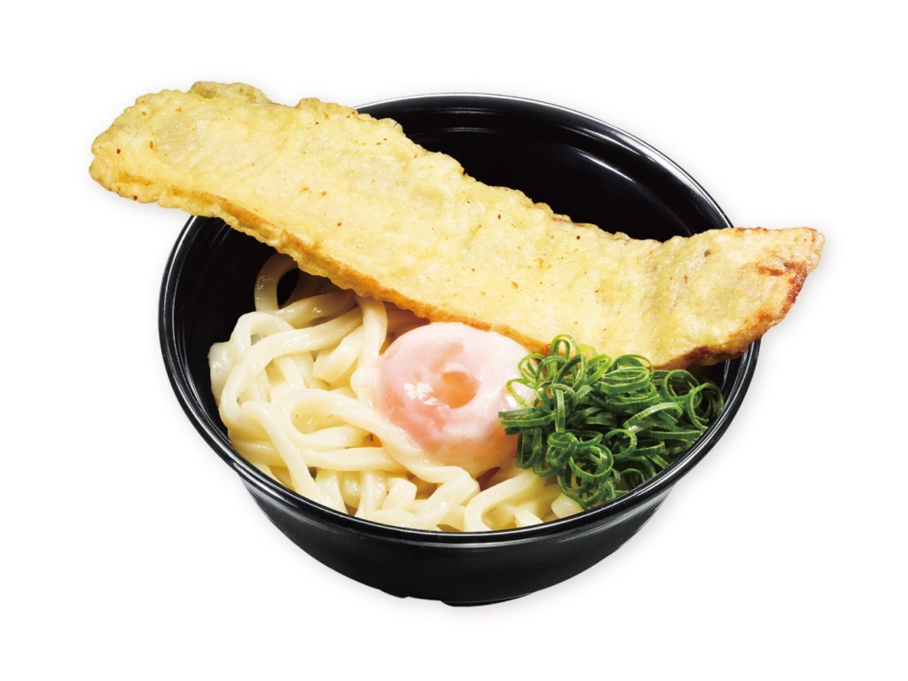 くら寿司「ベーコン天釜玉うどん」