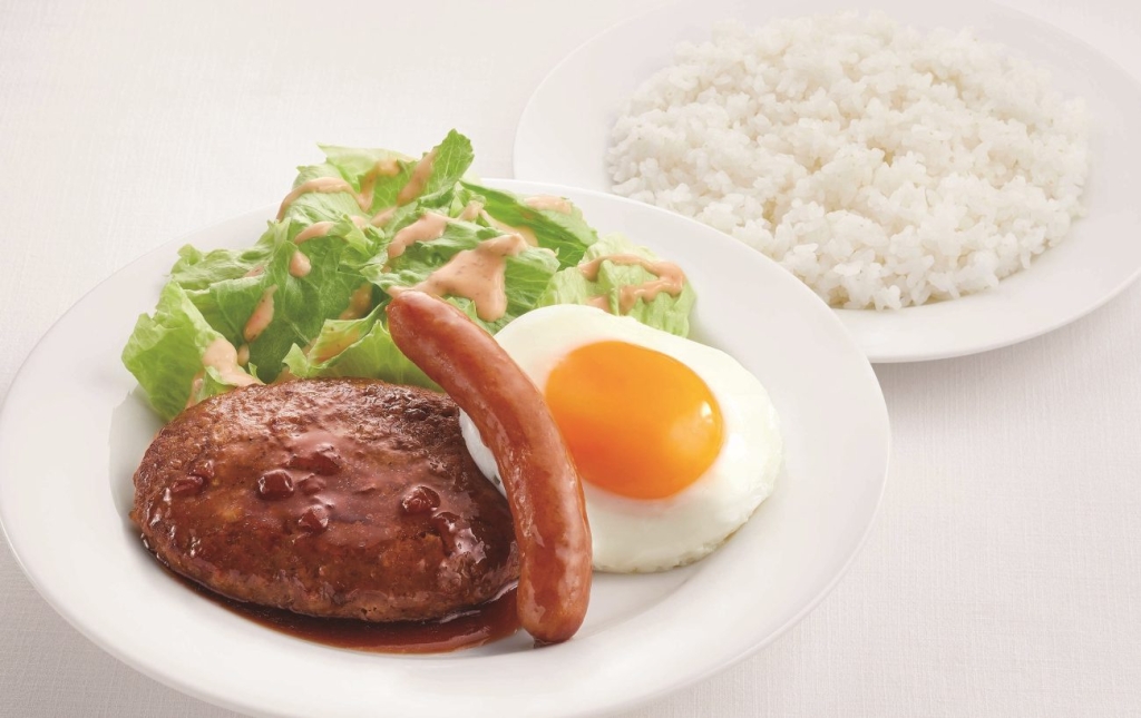 ジョイフル「ソーセージエッグハンバーグプレート」