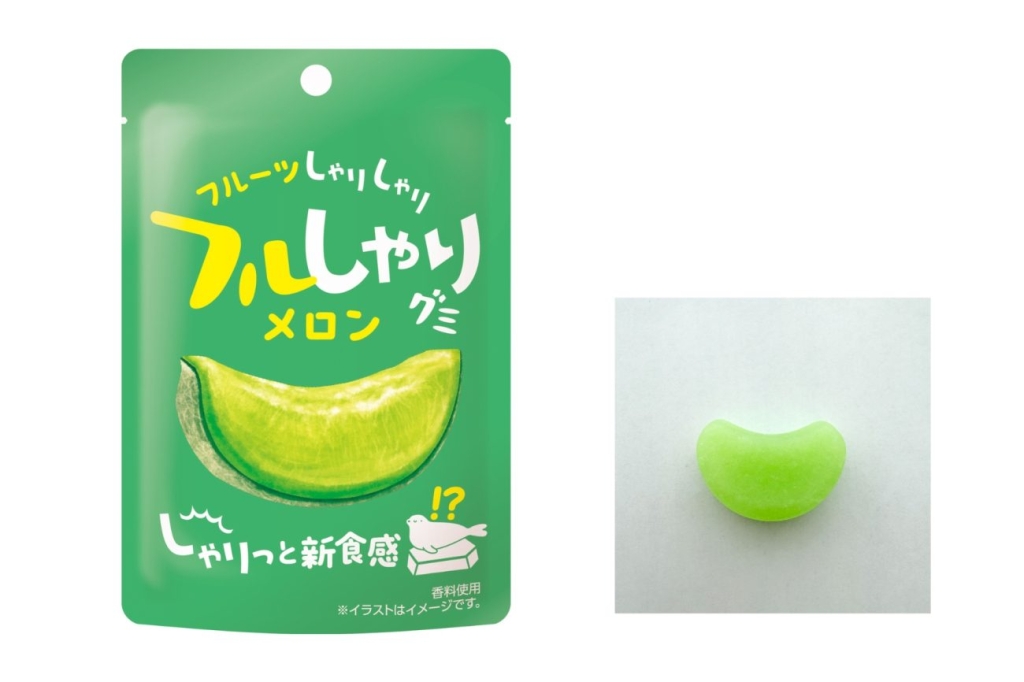 セブン「ノースカラーズ フルしゃりグミ メロン」