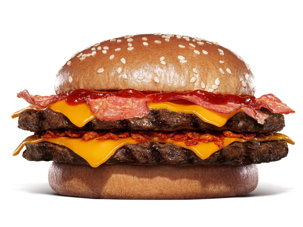 バーガーキング「ダブルビーフ ビッグマウスインフェルノバーガー」