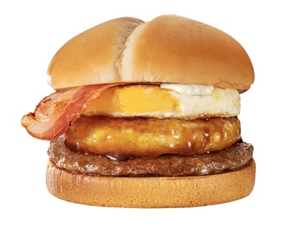 ファーストキッチン「Jr.月見もっちバーガー」