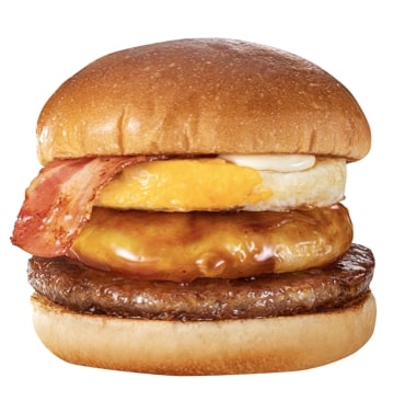 ファーストキッチン「月見もっちバーガー」