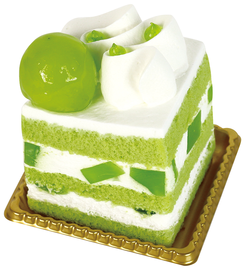 不二家洋菓子店「ショートケーキ12の色物語 翡翠色のショートケーキ」
