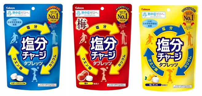 「塩分チャージタブレッツ」シリーズ