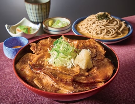 サガミ「炙り豚丼と麺」
