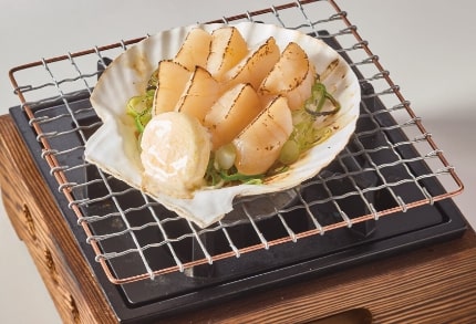 サガミ「“焦がし醤油”『北海道産ほたてバター焼き』」