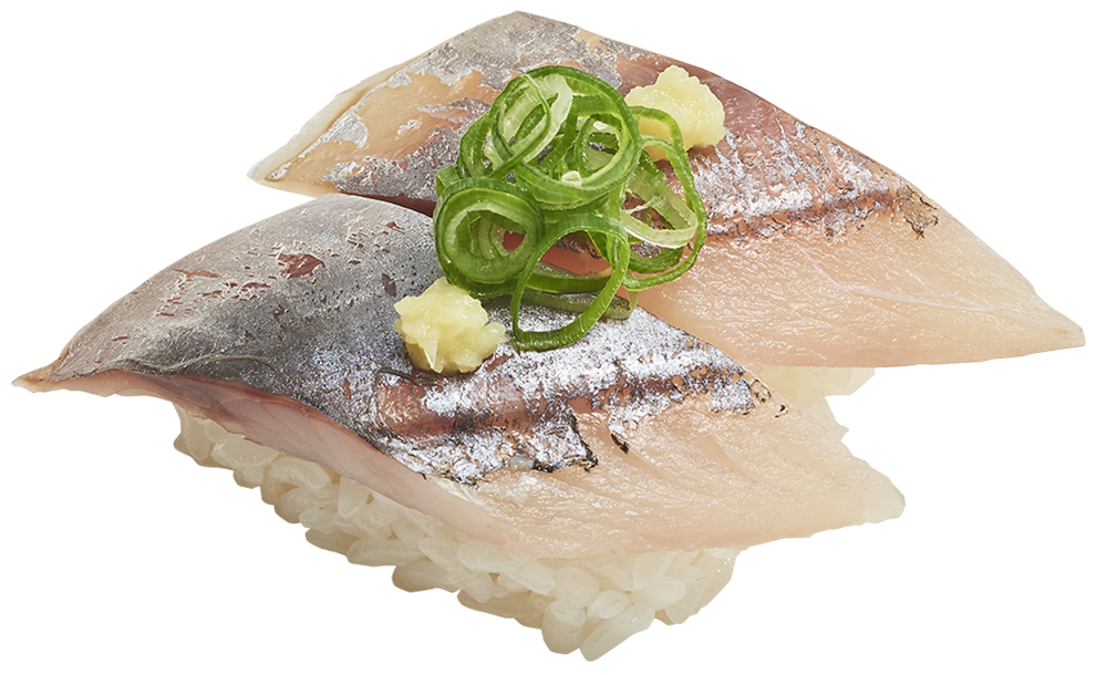 スシロー「天然真あじ」
