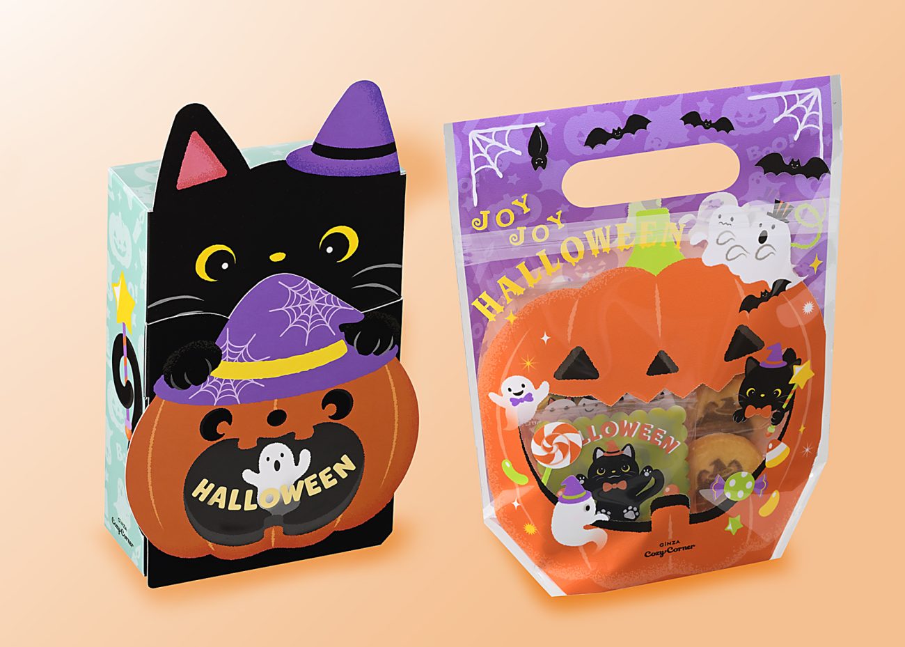 銀座コージーコーナー、ハロウィン限定焼菓子ギフト2品