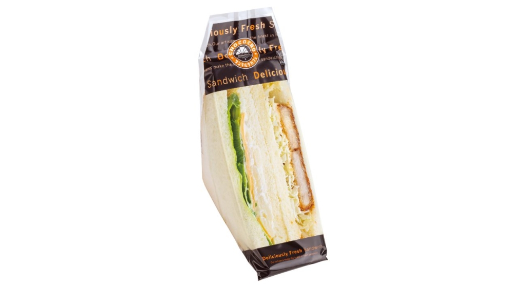 サンマルクカフェ「デミカツ&チーズポテトのコンビサンド」