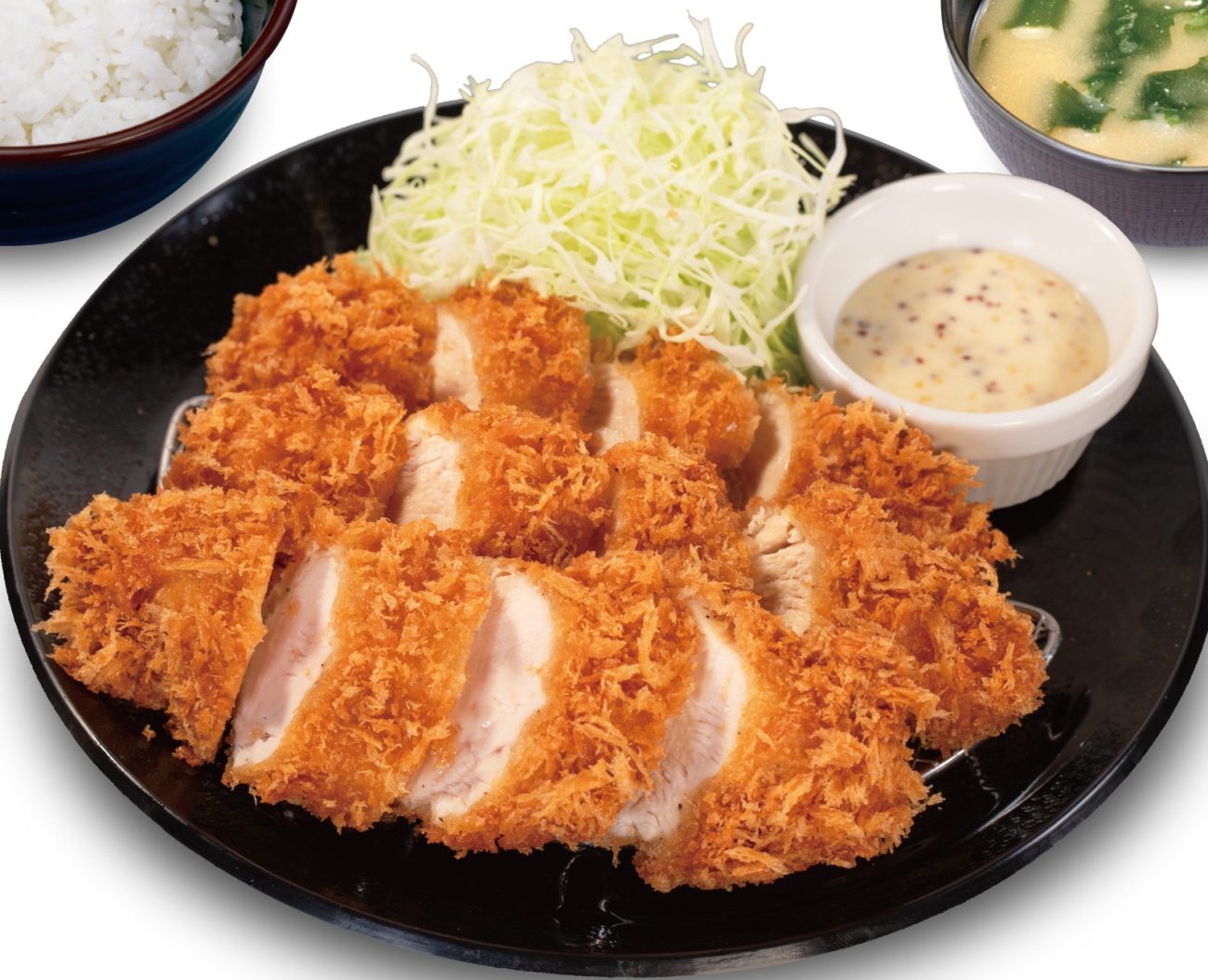 松のや「粒マスタードマヨチキンむねかつ定食」