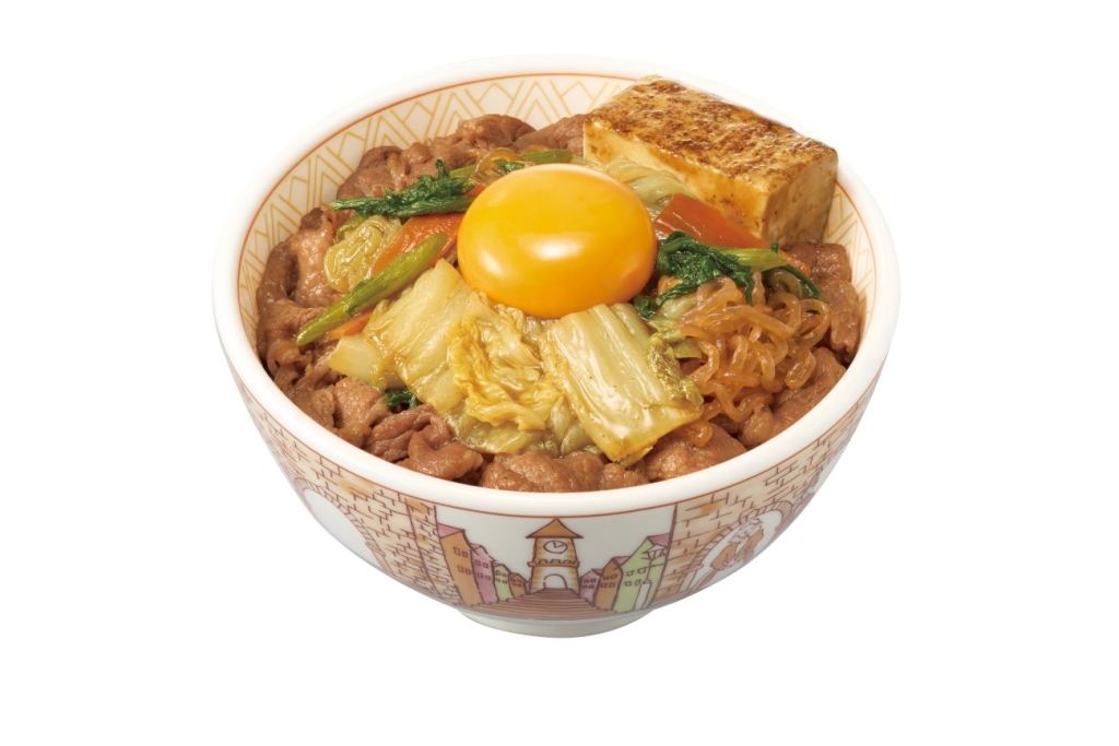 すき家「月見すきやき牛丼」