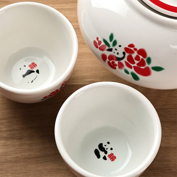 カルディコーヒーファーム「飲茶ポット&カップセット」